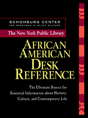 cover image of The New York Public Library African American Desk Reference